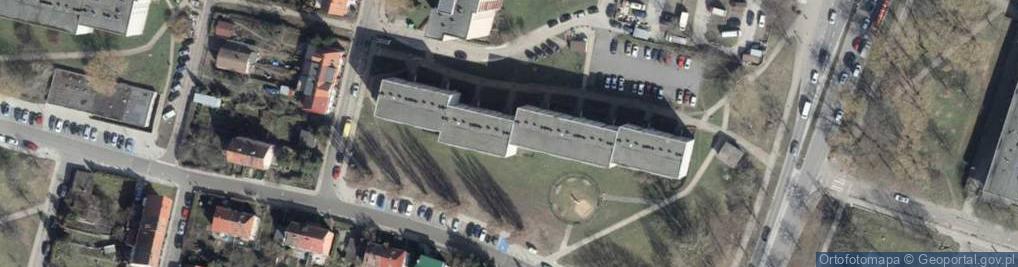 Zdjęcie satelitarne Centrum Szkolenia Kierowców Zawodowych Inspektor