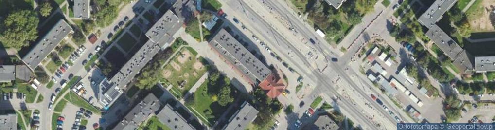 Zdjęcie satelitarne Centrum Ubezpieczeń i Nieruchomości GGJ