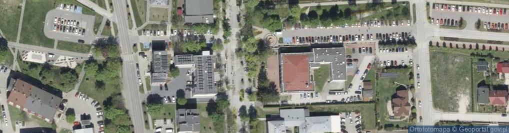 Zdjęcie satelitarne Centrum Ubezpieczeniowe