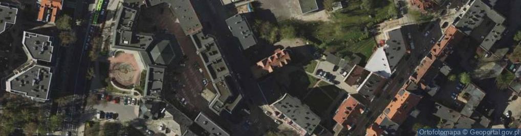 Zdjęcie satelitarne Centrum Usług Kadrowych i BHP