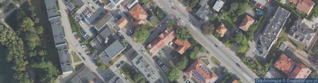 Zdjęcie satelitarne Centrum Zarządzania Bezpieczeństwem Informacji