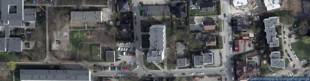 Zdjęcie satelitarne Ceramika Azzaro Centrum Budownictwa Janik Robert Brzeziński Grzegorz