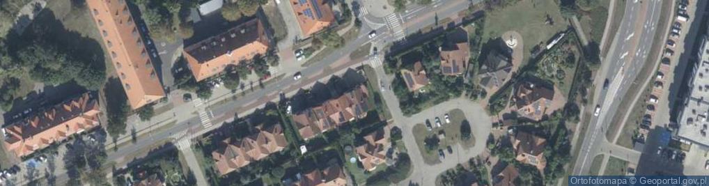 Zdjęcie satelitarne Chata