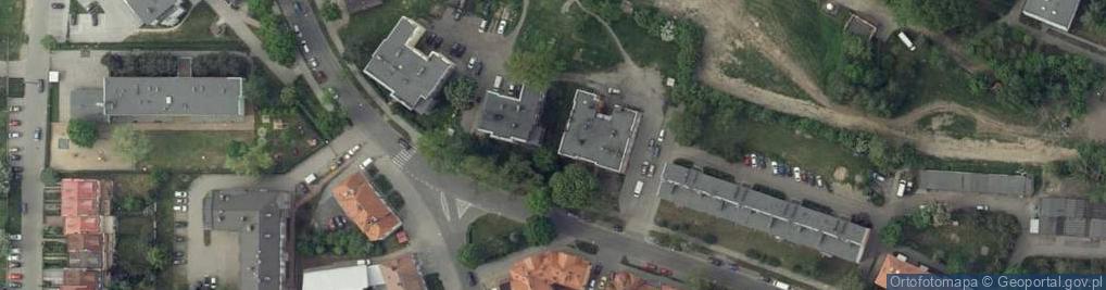Zdjęcie satelitarne Ciemna T., Oleśnica