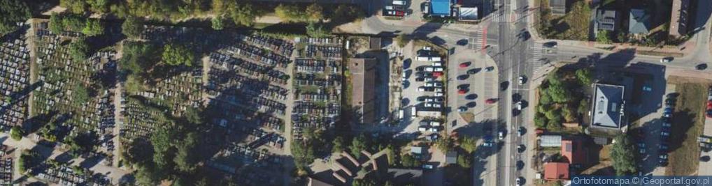 Zdjęcie satelitarne Cmentarz Miejski w Białymstoku