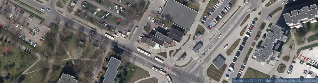 Zdjęcie satelitarne Cukiernictwo Handel Export Import Napiórkowska B Modlińska M