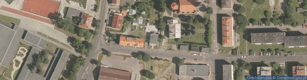 Zdjęcie satelitarne Cukiernictwo Pieńsk