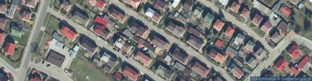 Zdjęcie satelitarne Cymes Karwowski Tomasz Karwowska Monika w Łukowie