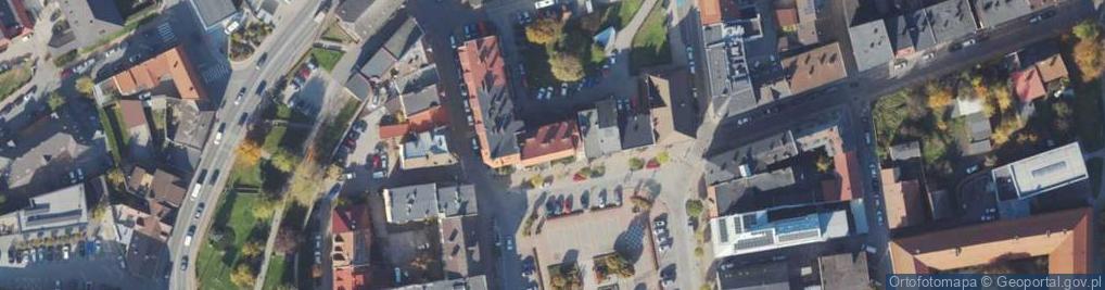 Zdjęcie satelitarne Cztery Łapy