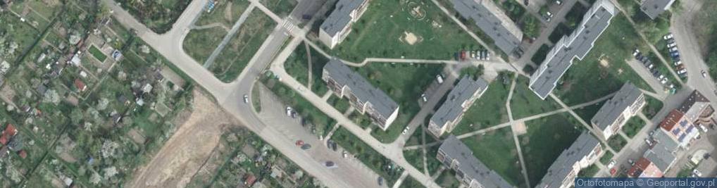 Zdjęcie satelitarne Dąbrowski A.Taxi, Świebodzice
