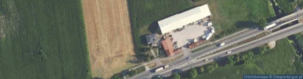 Zdjęcie satelitarne Dach Trans