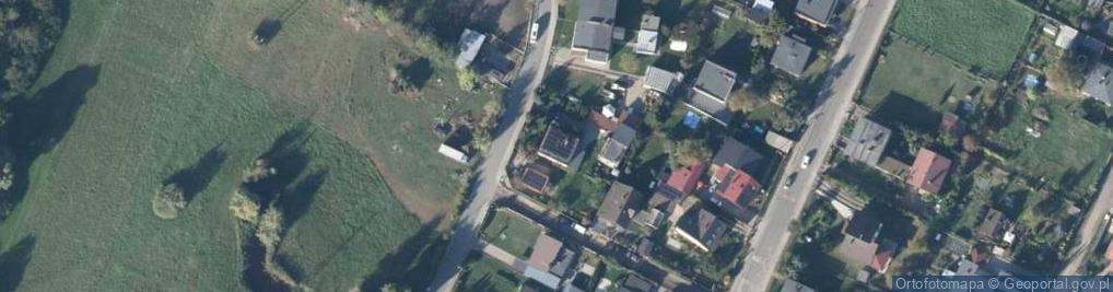 Zdjęcie satelitarne Damian Kałuziński Przedsiėbiorstwo Produkcyjno-Handlowo- Usługowe