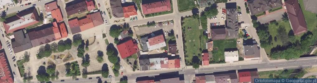 Zdjęcie satelitarne Dariusz Grządziel Firma Handlowo-Usługowa, Hotel Strwiąż : n.s.F.H.U.Hotel Strwiąż, Dombud Usługi Budowlane
