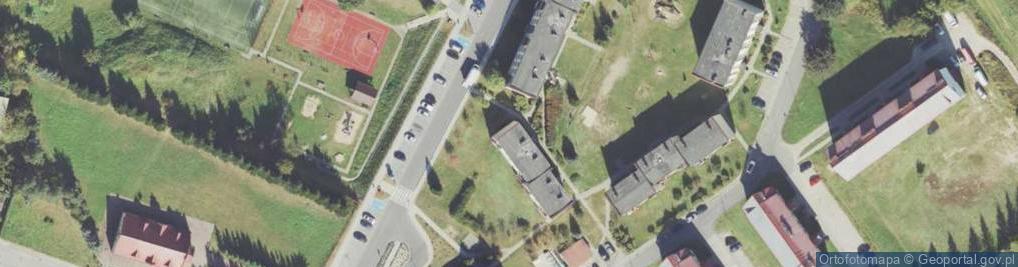 Zdjęcie satelitarne Dariusz Majkowski Przedsiębiorstwo Usługowo-Handlowe Domena