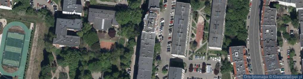 Zdjęcie satelitarne Dermed M Drąg Zalesińska i S Ka
