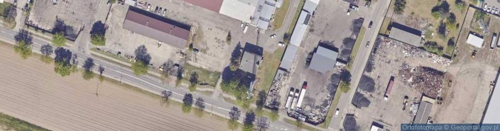 Zdjęcie satelitarne Diagnostyka Samochodowa Podstawowa Stacja Kontroli Pojazdów