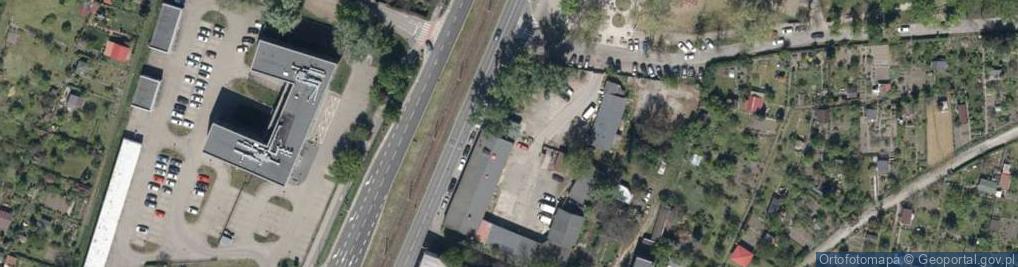Zdjęcie satelitarne DJR P P H U Janiszyn Dariusz Radwan Jerzy