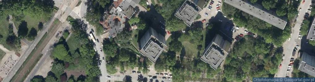 Zdjęcie satelitarne Dolnośląskie Centrum Handlu Odzieżą i Materiałami Gaga