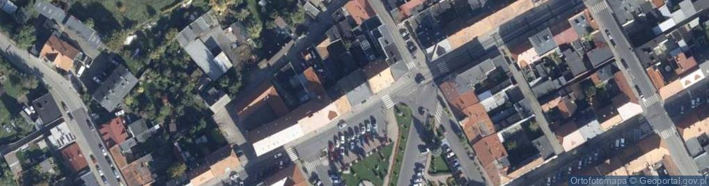 Zdjęcie satelitarne Dom Handlowy Dwudziestka Art Spoż Przemysłowe Jan Witaszek Maria Witaszek Śmigiel