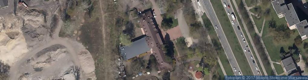 Zdjęcie satelitarne Dom Kultury Świt w Dzielnicy Targówek M ST Warszawy