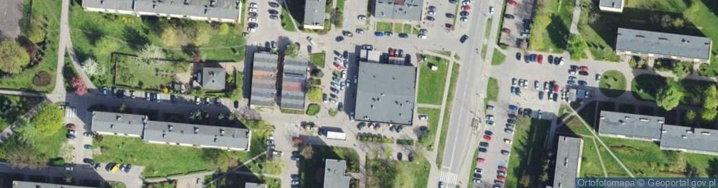 Zdjęcie satelitarne Dom Market 2 Grażyna Lewandowska Dariusz Lewandowski