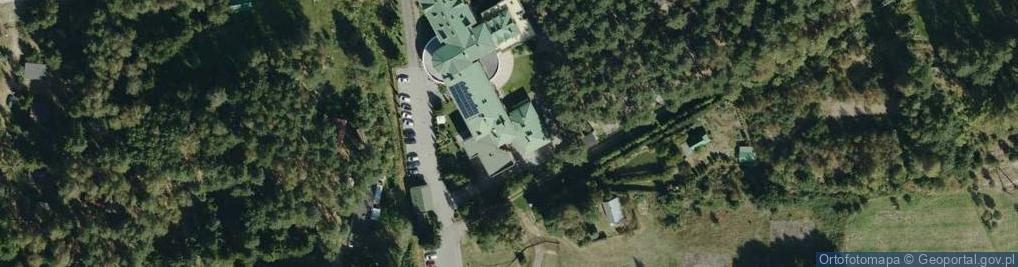 Zdjęcie satelitarne Dom Pomocy Społecznej im Jana Pawła II w Rudzie Dla Osób Przewlekle Somatycznie Chorych