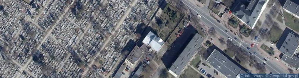 Zdjęcie satelitarne Dom Pomocy Społecznej w Zduńskiej Woli