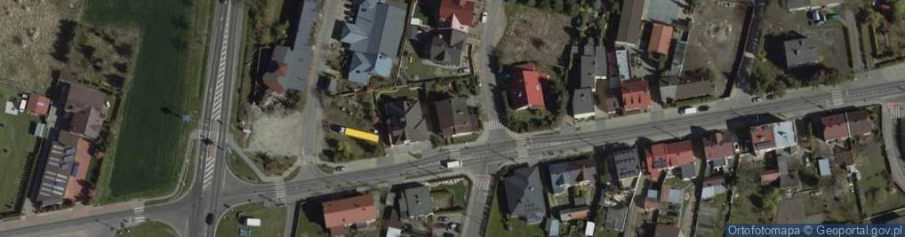Zdjęcie satelitarne Dom Projek Koszt Nadzór Robót Budowl MGR Inż Sierakowo