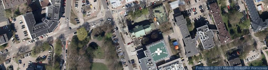 Zdjęcie satelitarne Dom Zakonny Księży Orionistów Mdbo Warszawa ul.Lindleya 12