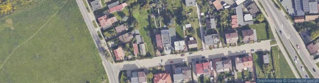 Zdjęcie satelitarne Domagała Barwicka Agnieszka Firma Handlowa Alex