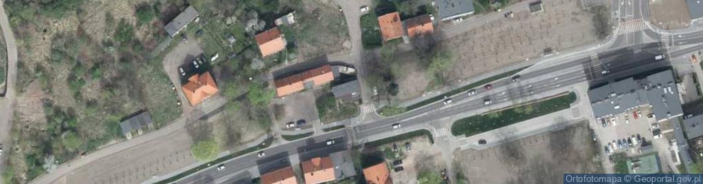 Zdjęcie satelitarne Domagalska E.Sklep, Wałbrzych