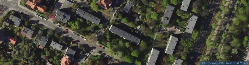 Zdjęcie satelitarne Domańska-Rogowska E., Wrocław
