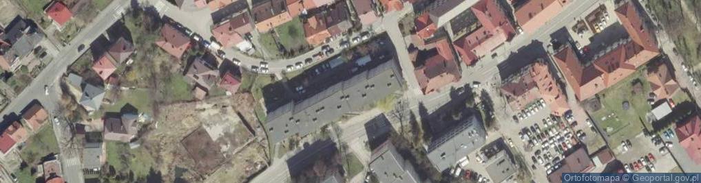 Zdjęcie satelitarne Dominik Wojewoda 1.Radio - Telewizja Art.Przemysłowe 2.Kantor Wymiany Walut