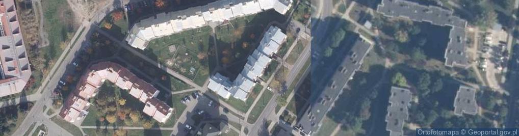 Zdjęcie satelitarne Domster - Zarządzanie Nieruchomościami Jagiełłowicz Magdalena