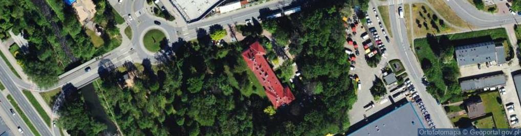 Zdjęcie satelitarne Domy Kanadyjskie Akord w Likwidacji