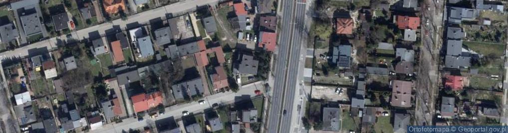 Zdjęcie satelitarne Domy z Drewna