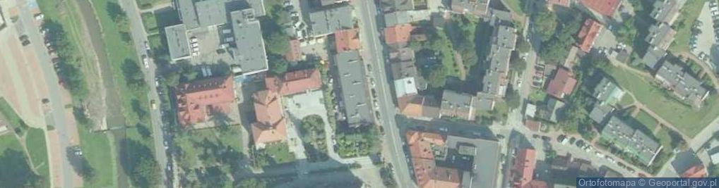 Zdjęcie satelitarne Dorota Główczyk Zakład Optyczny Optyk Dyplomowany