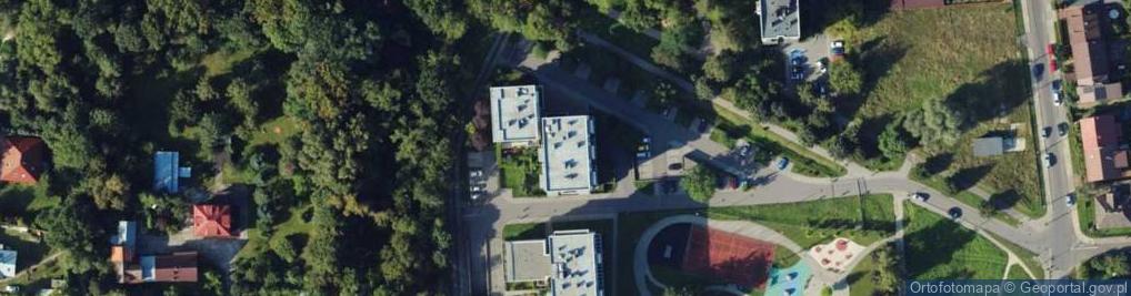 Zdjęcie satelitarne Dorota Niewęgłowska Indywidualna Praktyka Lekarska