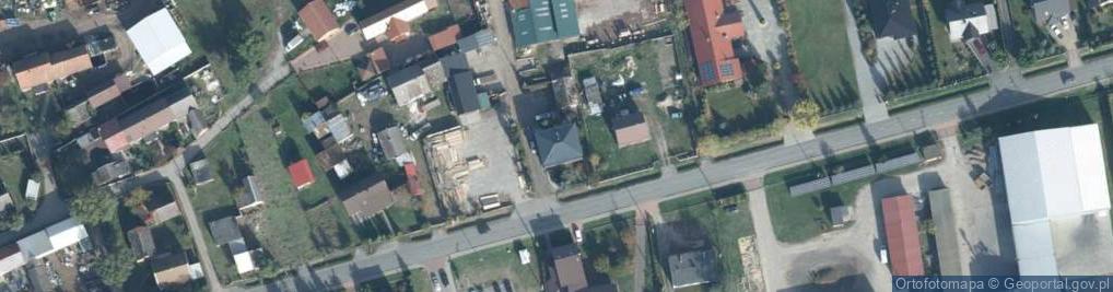 Zdjęcie satelitarne Drew-Zbych Palety Skrzynie Opał Więźby dachowe