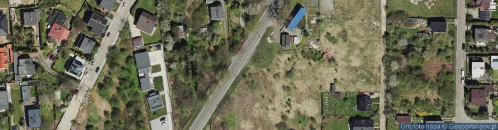 Zdjęcie satelitarne Drewbud - domki ekspozycja