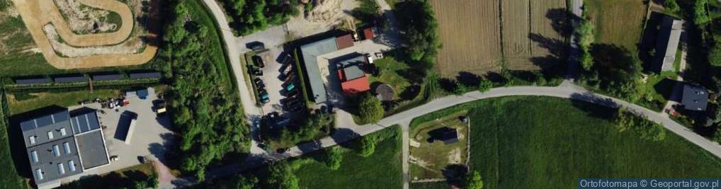 Zdjęcie satelitarne Drobiarstwo Produkcja Usługi Handel Flak Stanisław Flak Lidia