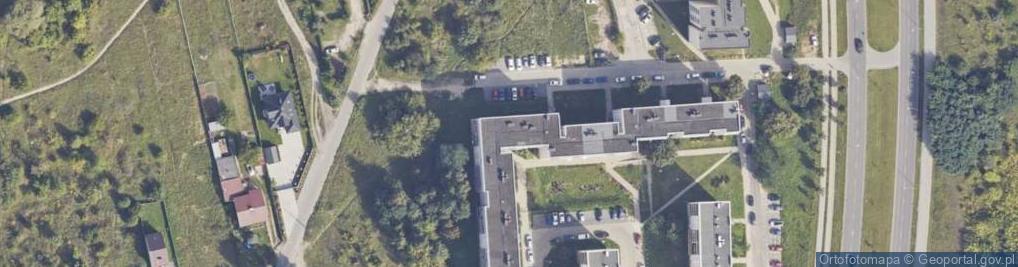 Zdjęcie satelitarne Dusińska Kamińska Anna Indywidualna Specjalistyczna Praktyka Lekarska