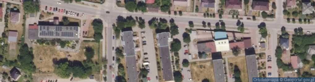 Zdjęcie satelitarne Dystrybucja Środków Amway Łapy