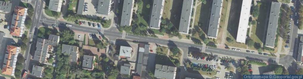 Zdjęcie satelitarne Działalność Gospodarczo Handlowa Kiosk Ruch w Górska i M Korzeniewska