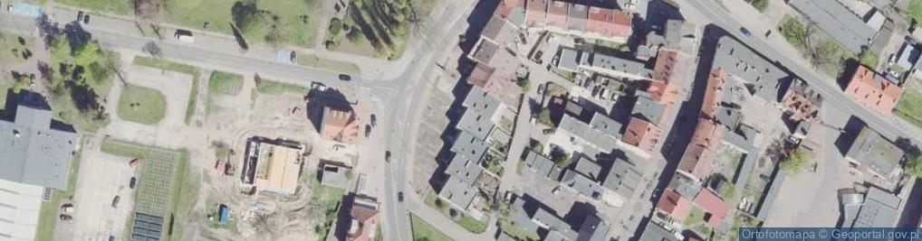 Zdjęcie satelitarne Działalność Handlowa Branży Przemysłowej Hamada Anna Wanda