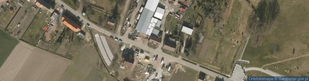 Zdjęcie satelitarne Działalność Handlowa Usługowa Produkcyjna Import-Eksport Daniel Paździorko