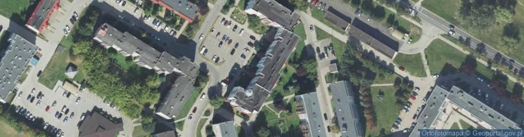 Zdjęcie satelitarne Działalność Handlowo Usługowa Śrem