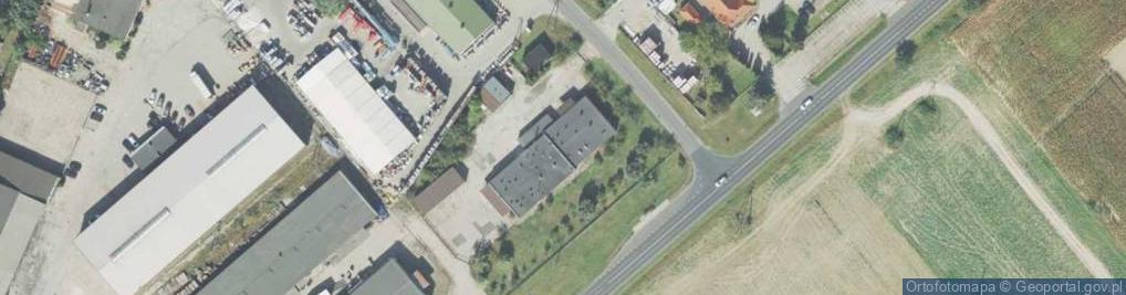 Zdjęcie satelitarne Działalność Produkcyjno Handlowo Usługowa Piekarsko Ciastkarska Sławomir Michalak Renata Michalak Śrem