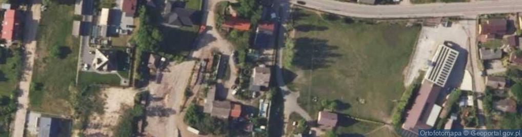 Zdjęcie satelitarne Działalność Usługowo-Handlowa Łukasz Zawadzki Zawa
