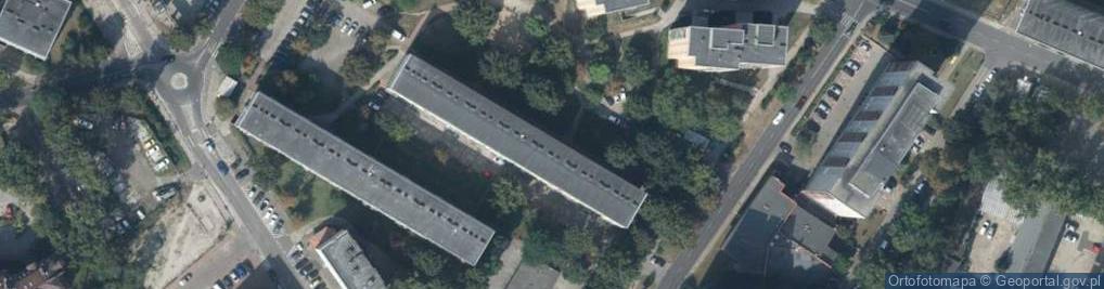 Zdjęcie satelitarne Działalność Usługowo Handlowa